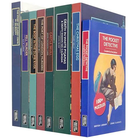 British Library Crime Classics Series Collection 8 Books Set Pocket