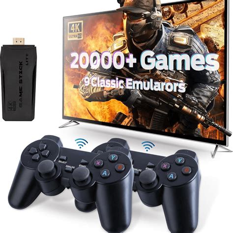 Tv Game Stick Revisit Classic Games With Built In 9 Emulators 10 000 Games 4K Hdmi Output And 2 4Ghz Wireless Controller Aliexpress Tv Game Stick Revisit Classic Games With Built In 9 Emulators 10 000 Games 4K Hdmi Output And 2 4Ghz Wireless Controller Aliexpress
